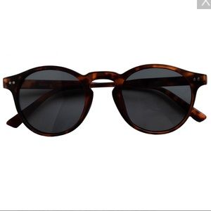 DARK BROWN TORTOISE SUNGLASSES